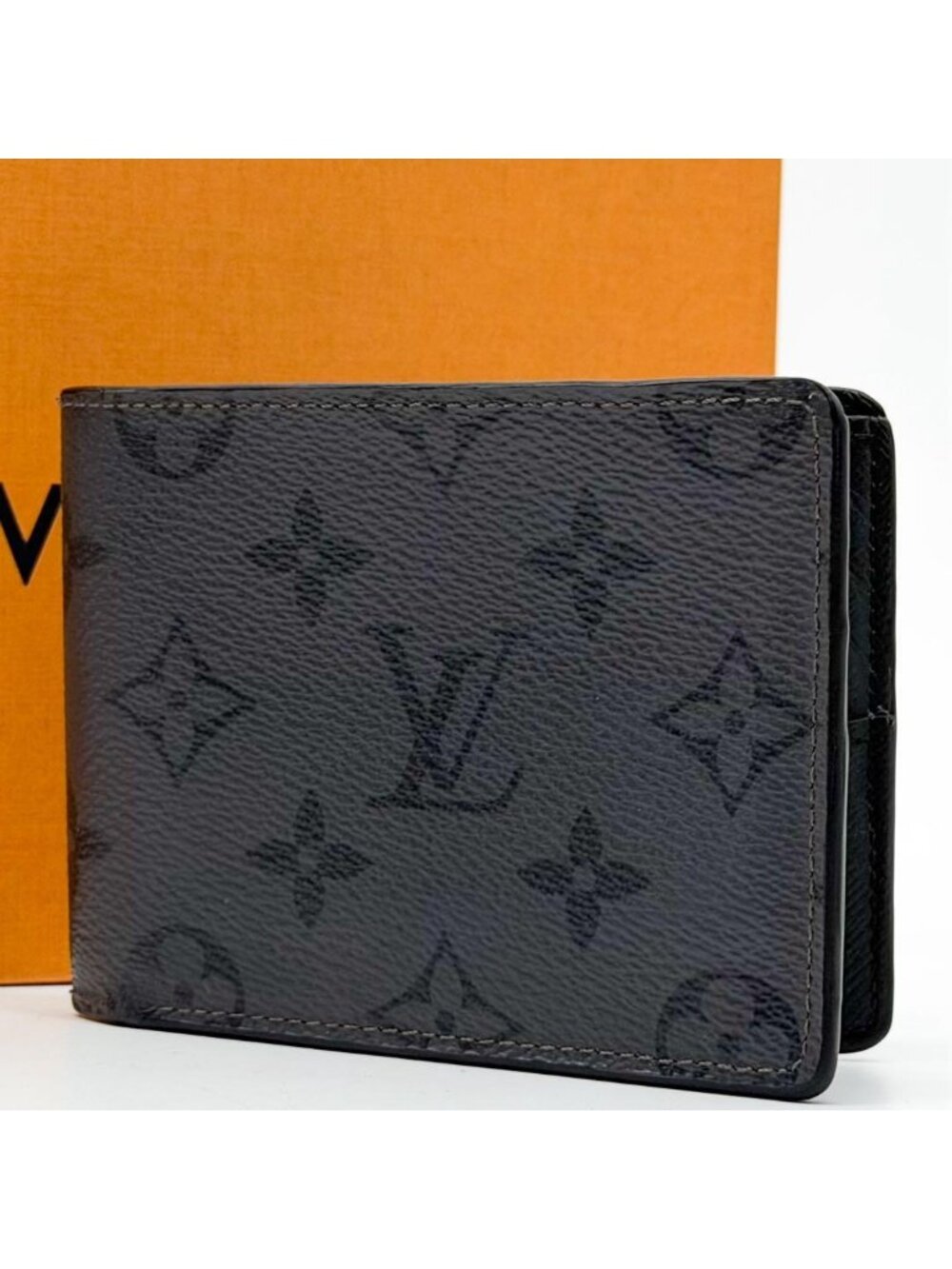 Louis Vuitton Portefeuille Slender Eclipse Monogram Wallet